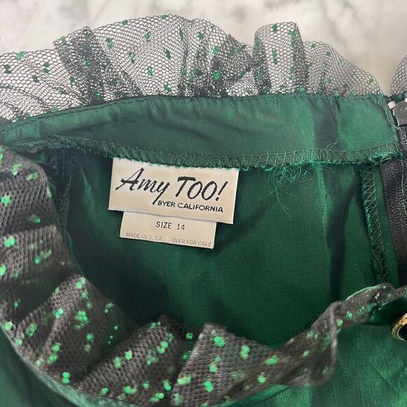 Vintage Hocus Pocus Winnie Witch Halloween Dress Unique Amy Too Brand Sz 14 - Picture 4 of 8